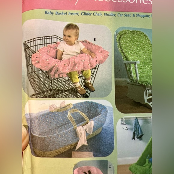 Simplicity Pattern #4636 Baby Accessories Home Decorating 2005 Sewing Fabric - Picture 7 of 7